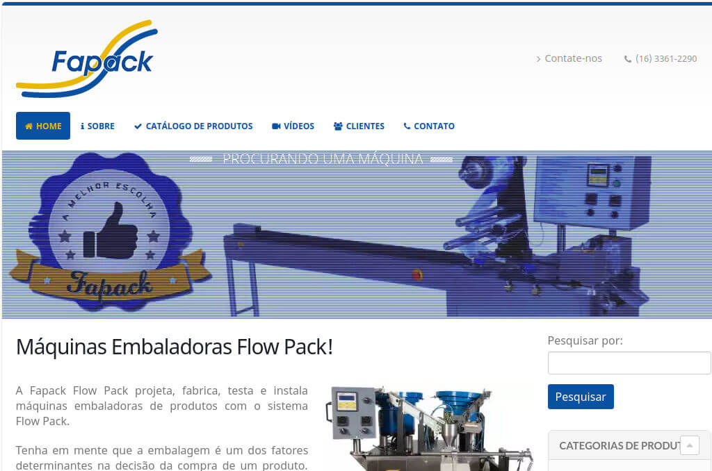 Site Fapack Flow Pack